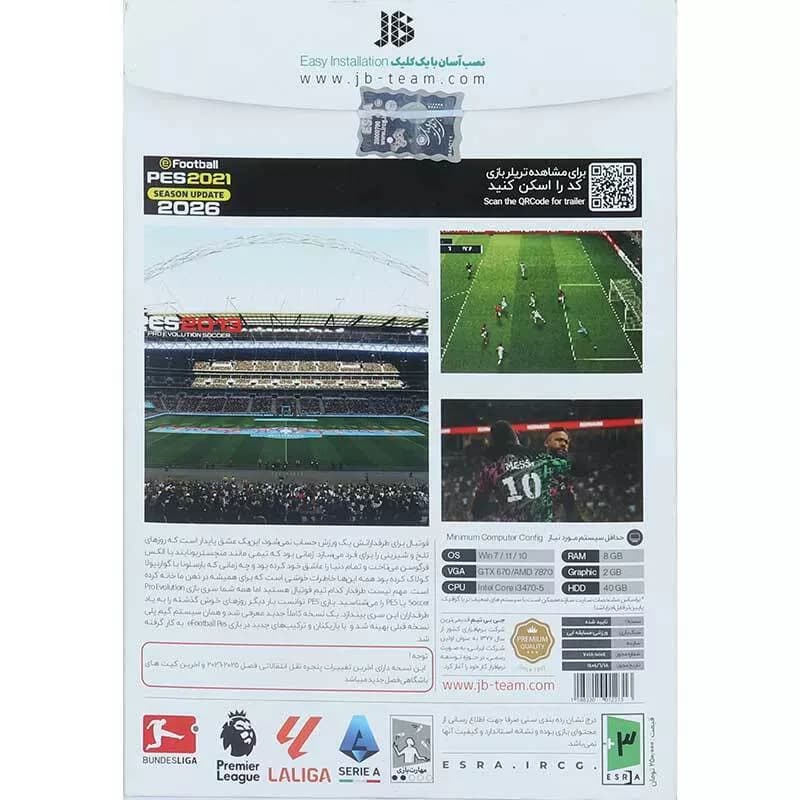 بازی eFootball PES 2021 Season Update 2026 3DVD9 JB.TEAM مناسب برای PC — تصویر ۳