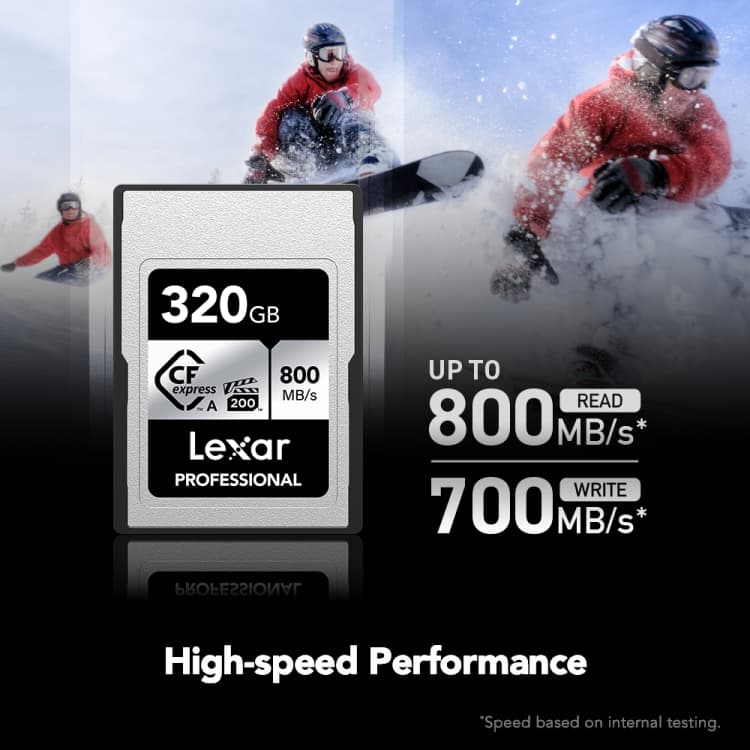 کارت حافظه Lexar CF Express Type A Silver Series 320 GB — تصویر ۴