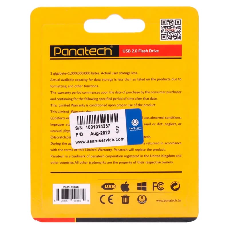 فلش 32 گیگ پاناتک Panatech P405 — تصویر ۳