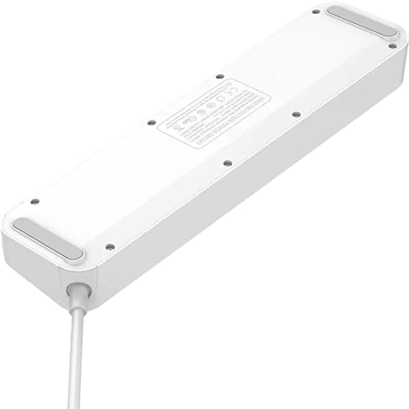 چند راهی 4 خانه برق ارت دار LDNIO SC4408 با کابل 2 متری + شارژر USB — تصویر ۴