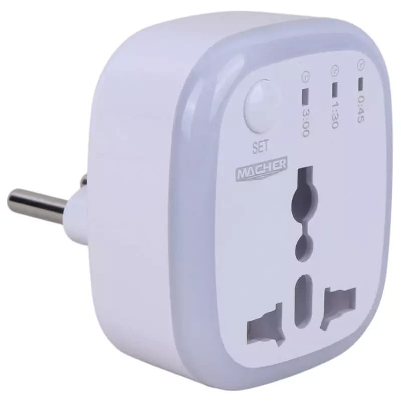 تبدیل برق 3 به 2 تایمردار مچر MACHER مدل MR-265