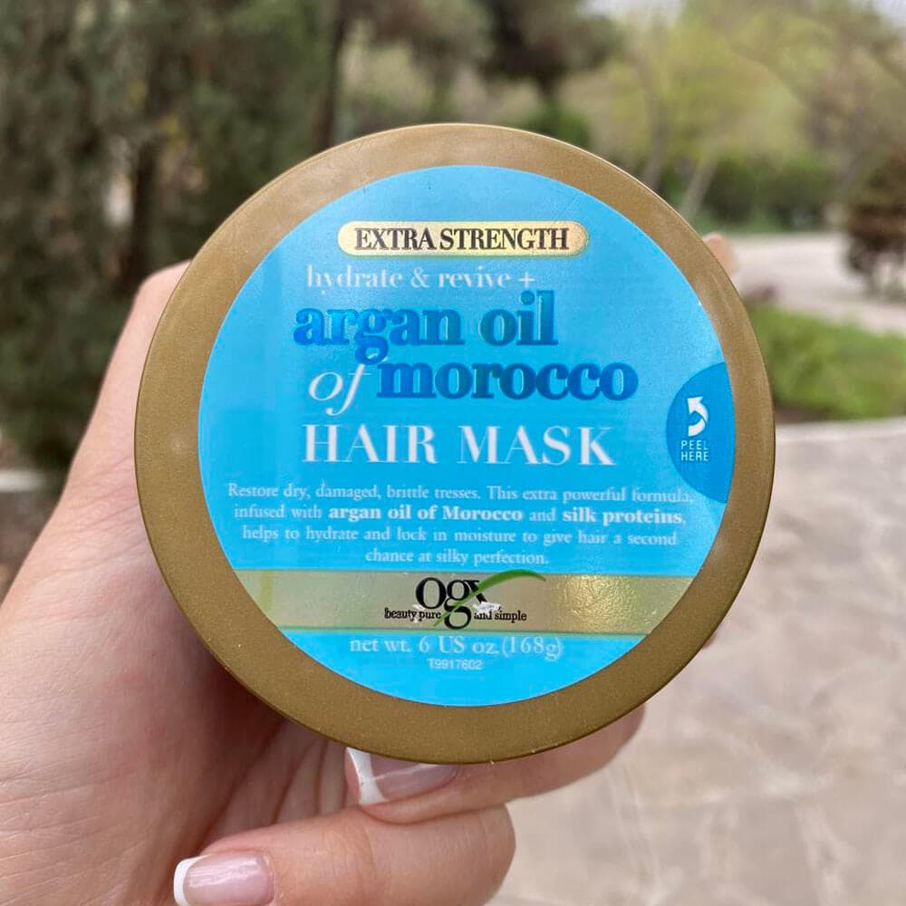 ماسک مو OGX حاوی روغن آرگان (نیاز به آبکشی) — تصویر ۳