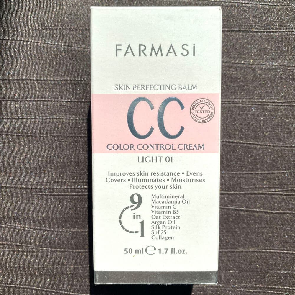 سی سی کرم فارماسی شماره 01 رنگ لایت (CC CREM FARMASI) — تصویر ۱۱