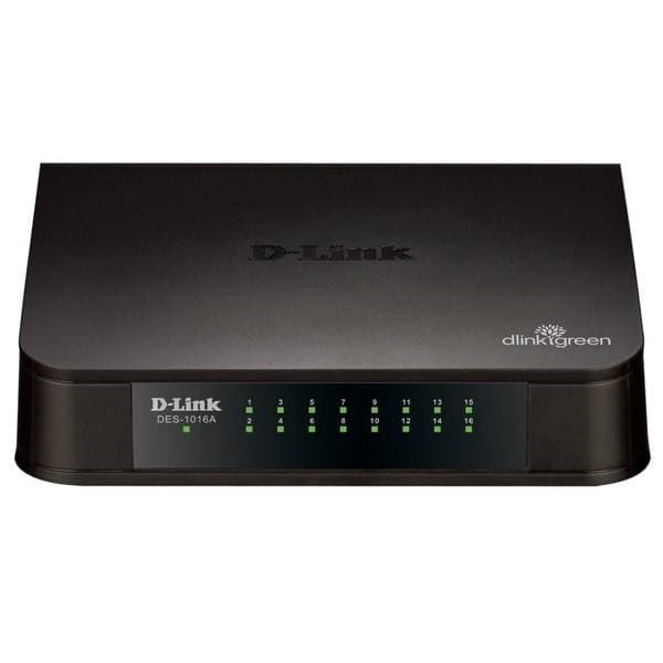 سوییچ 16 پورت غیر مدیریتی و مگابیتی دی-لینک مدل DLink DES-1016A گارانتی اصلی — تصویر ۴