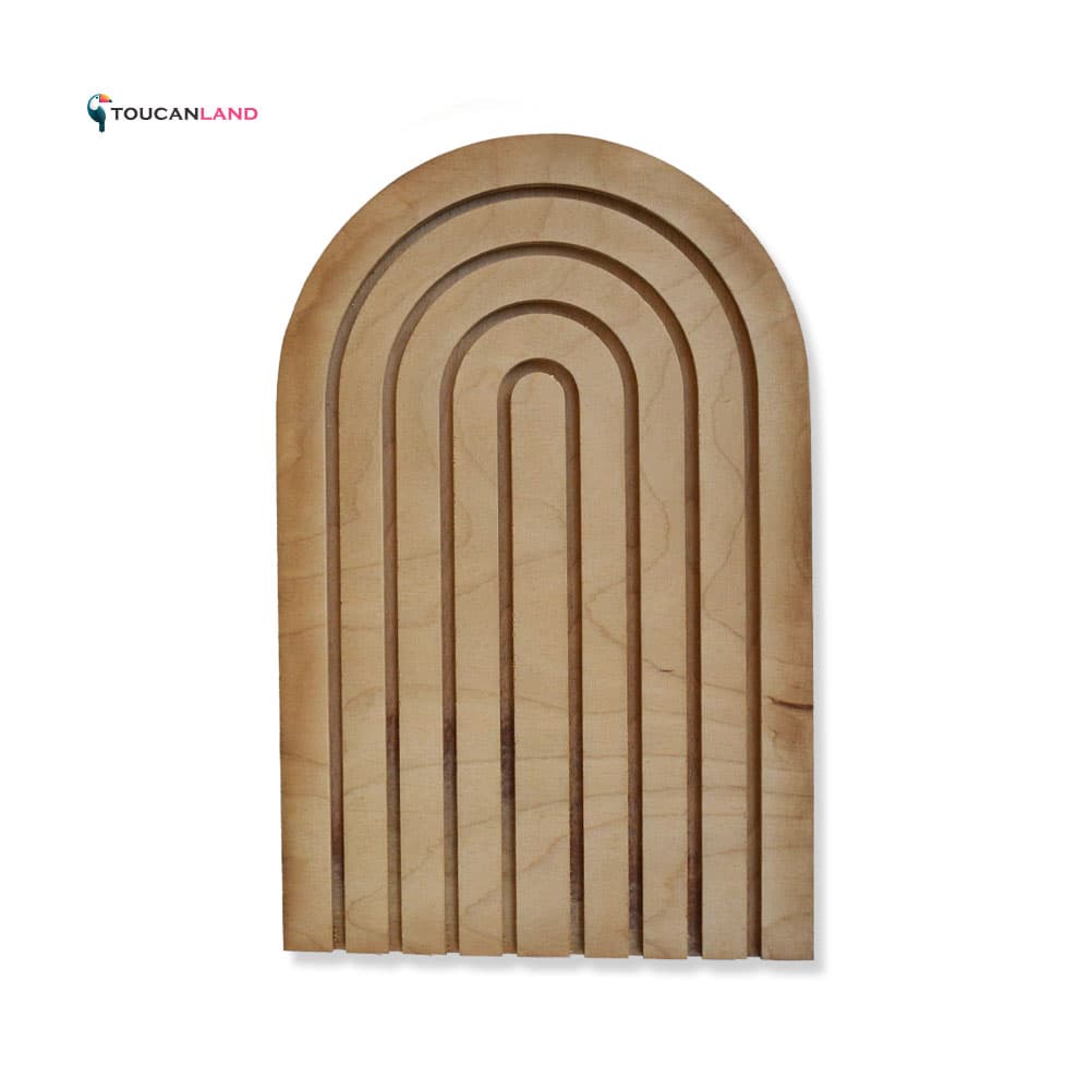 تخته سرو رنگین کمان چوبی