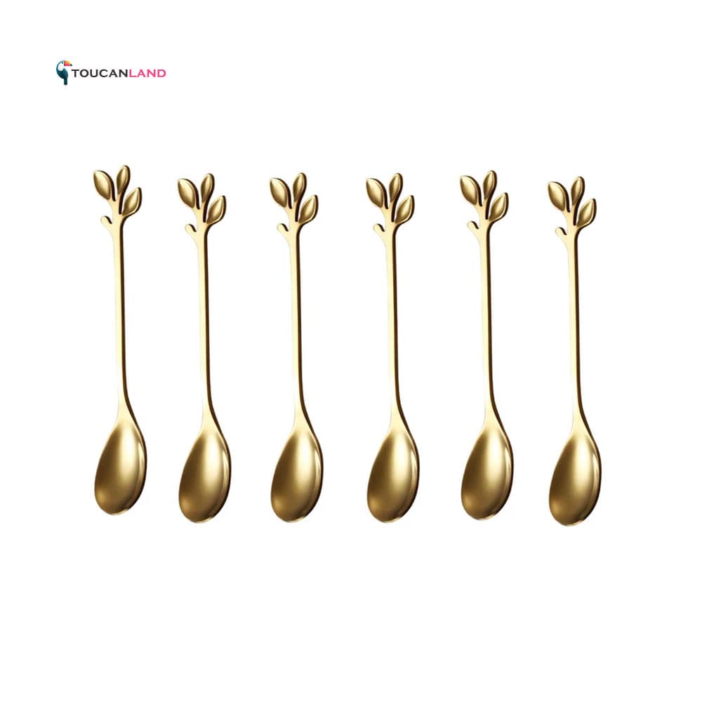 قاشق شربت برگ 6 عددی
