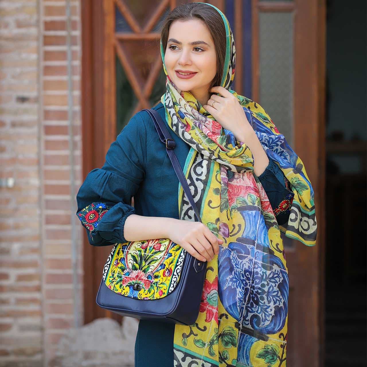 ست کیف و شال زنانه پرستو کد 18 — تصویر ۲