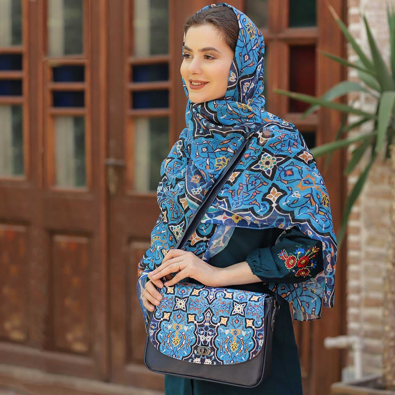 ست کیف و شال زنانه پرستو کد 06