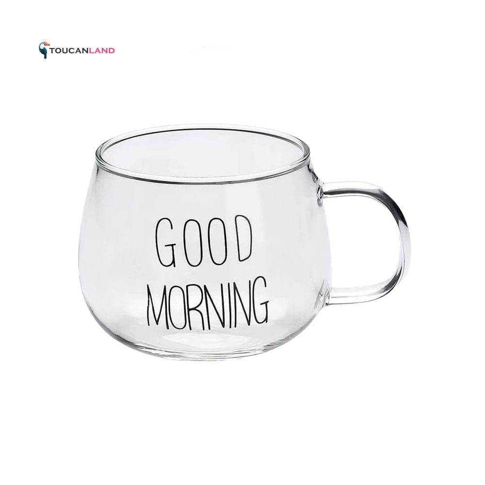 لیوان پیرکس تپل GOOD MORNING