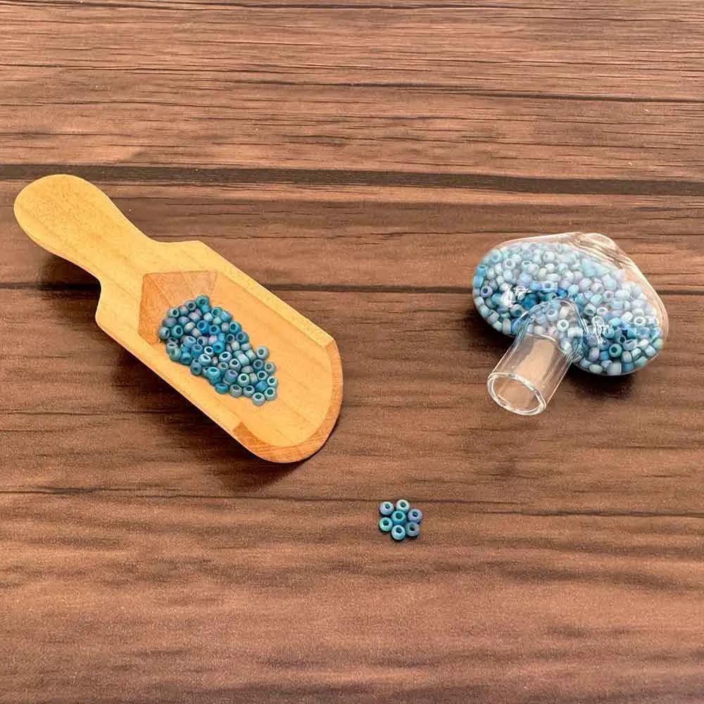 منجوق 2 میل آبی فیروزه ای مدل Fgb بسته 5 گرمی — تصویر ۴