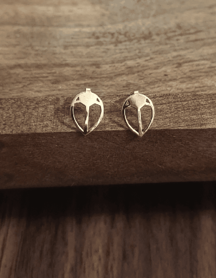 گوشواره طلا کفشدوزک — تصویر ۵