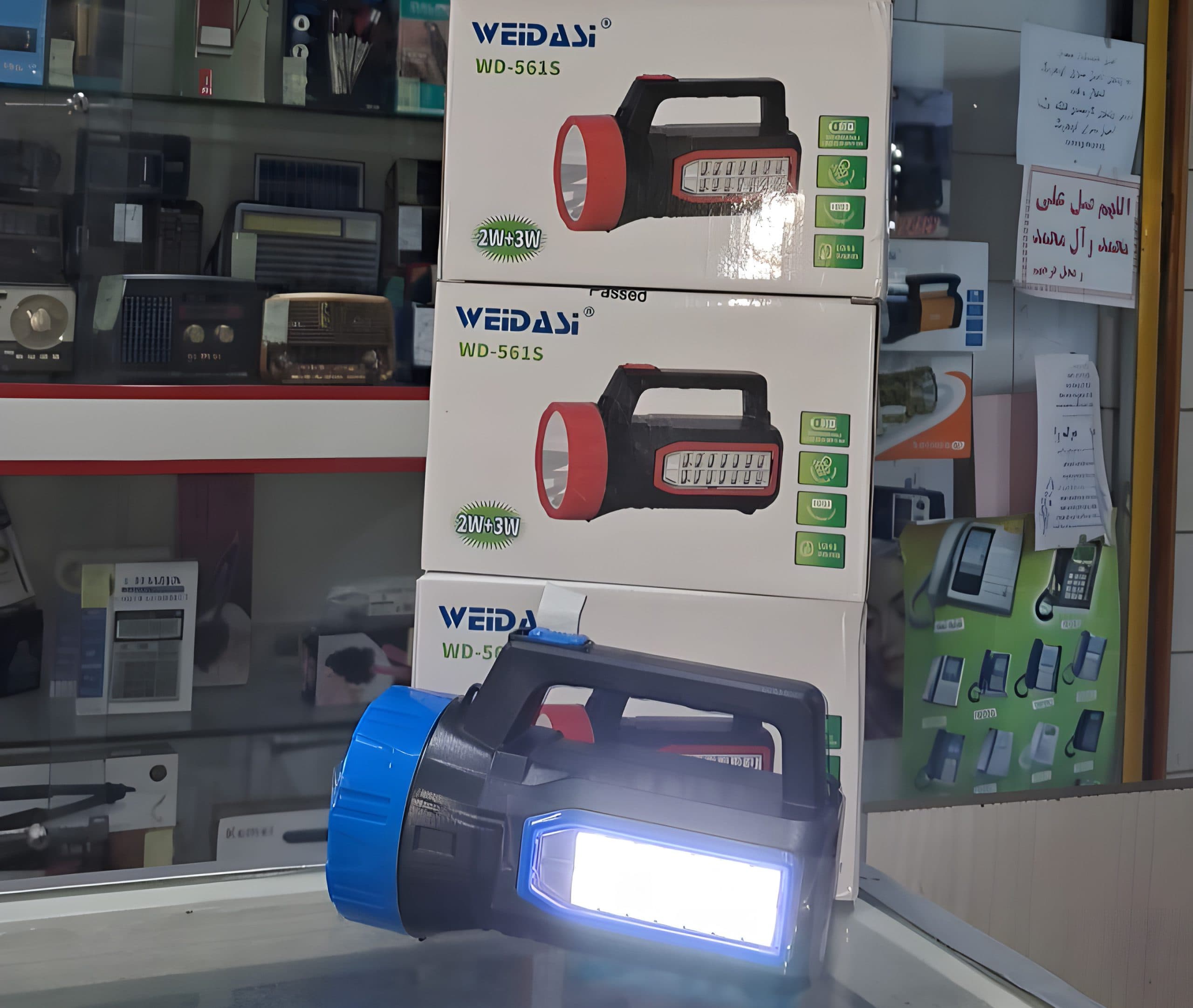 نورافکن دستی ویداسی مدل WD-561S — تصویر ۲