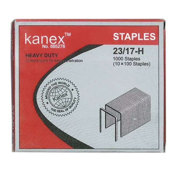 سوزن منگنه کانکس Kanex 685278 سایز 23/17 بسته 1000 عددی
