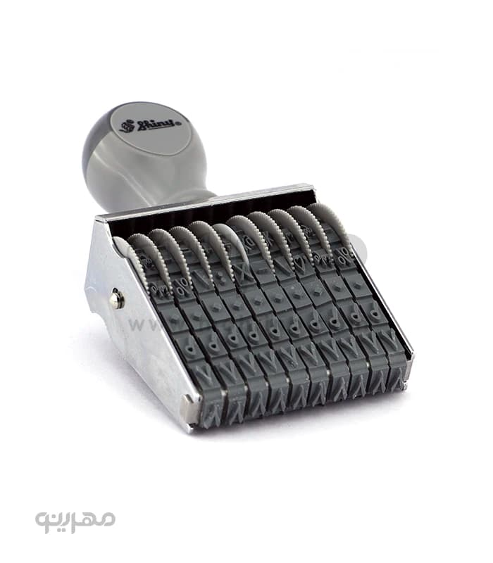 مهر شماره زن 10 رقم با ارتفاع اعداد 7 میلی متر Shiny N-210 — تصویر ۴
