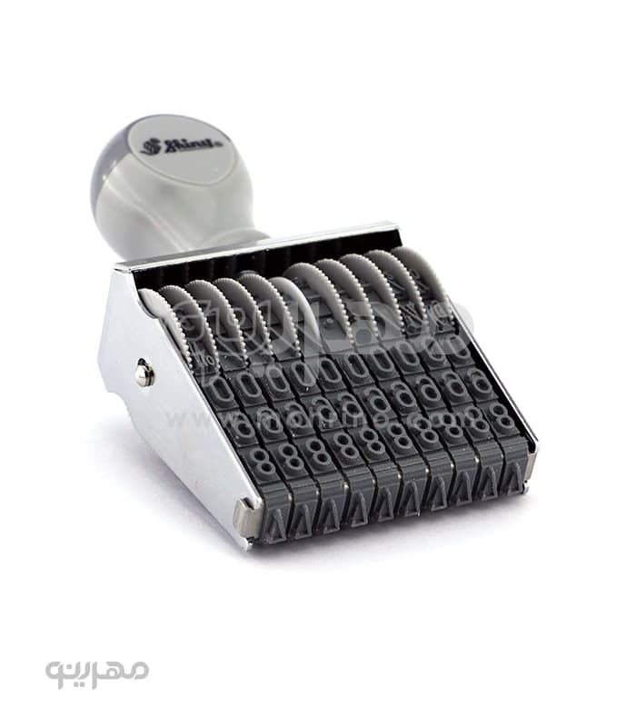 مهر شماره زن 10 رقم با ارتفاع اعداد 7 میلی متر Shiny N-210 — تصویر ۵