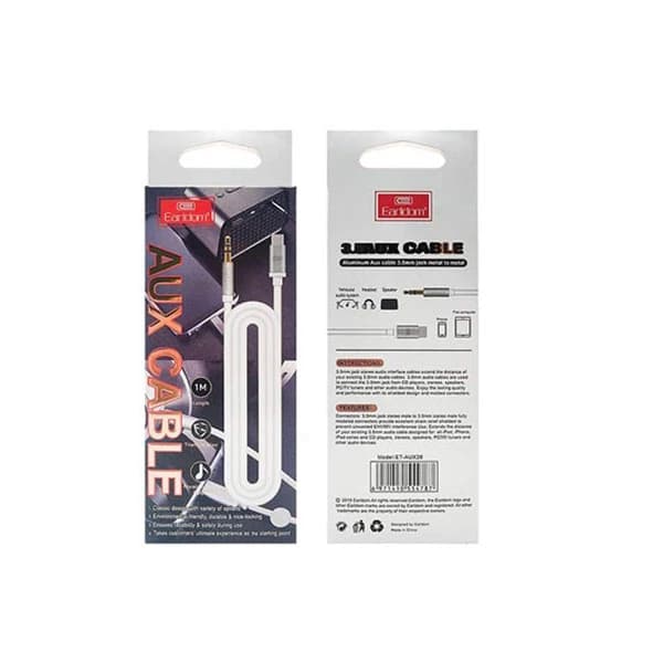 کابل تبدیل USB-C به جک 3.5 میلی متری ارلدام مدل ET-AUX28 طول 1 متر — تصویر ۳