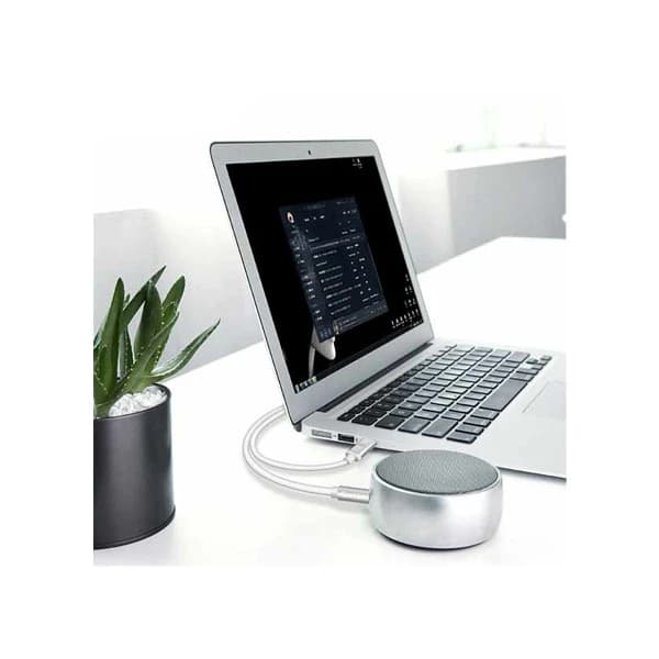 کابل تبدیل USB-C به جک 3.5 میلی متری ارلدام مدل ET-AUX28 طول 1 متر — تصویر ۴