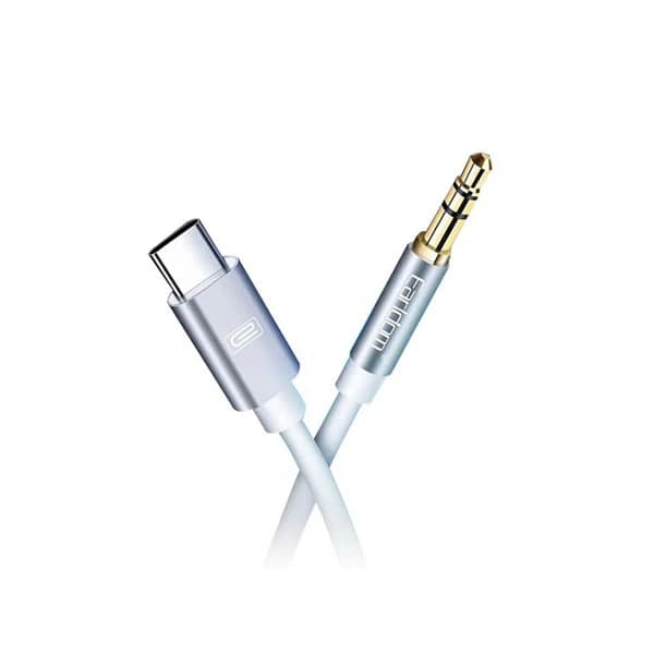 کابل تبدیل USB-C به جک 3.5 میلی متری ارلدام مدل ET-AUX28 طول 1 متر