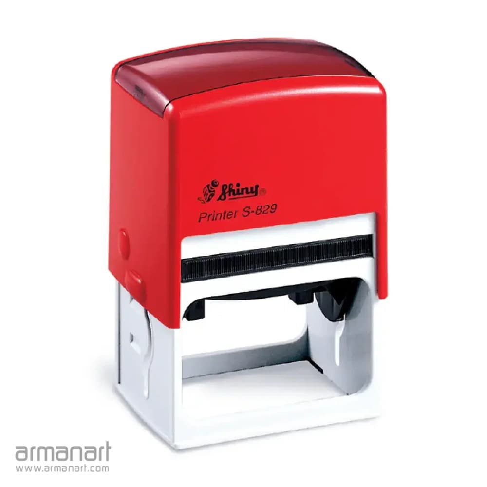 مهر ژلاتینی مستطیل Shiny S-829 — تصویر ۳