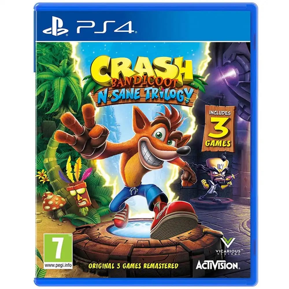 دیسک Crash Bandicoot N. Sane Trilogy کنسول PS4 کارکرده — تصویر ۹