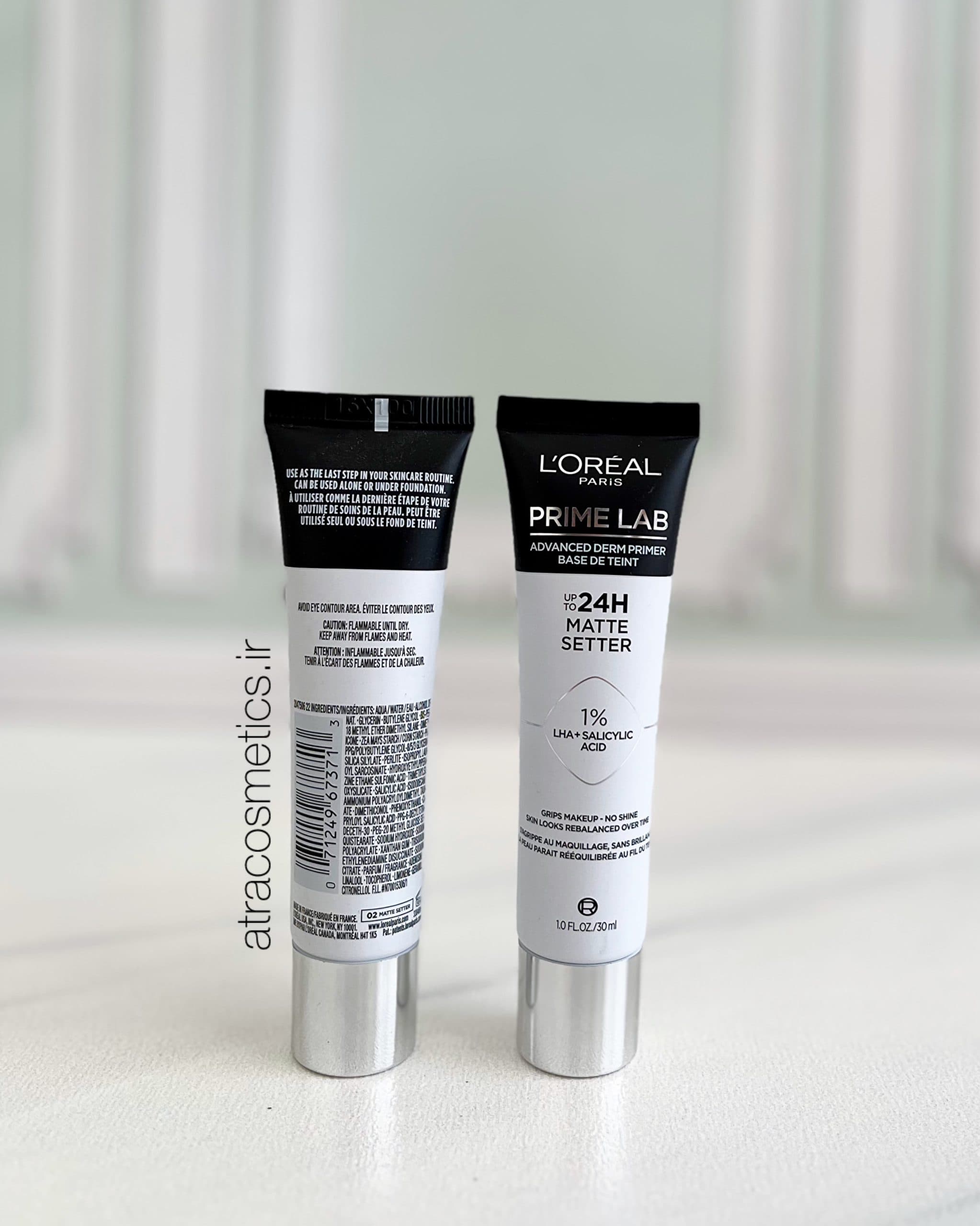 پرایمر مات‌کننده لورآل پاریس پرایم لب مدل Matte Setter | L’Oréal Paris Prime Lab Matte Setter Primer