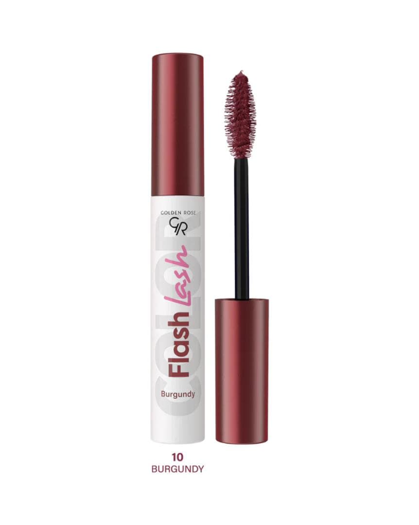 ریمل رنگی گلدن رز ( زرشکی-آبی-قهوه ای) Flash Lash — تصویر ۳