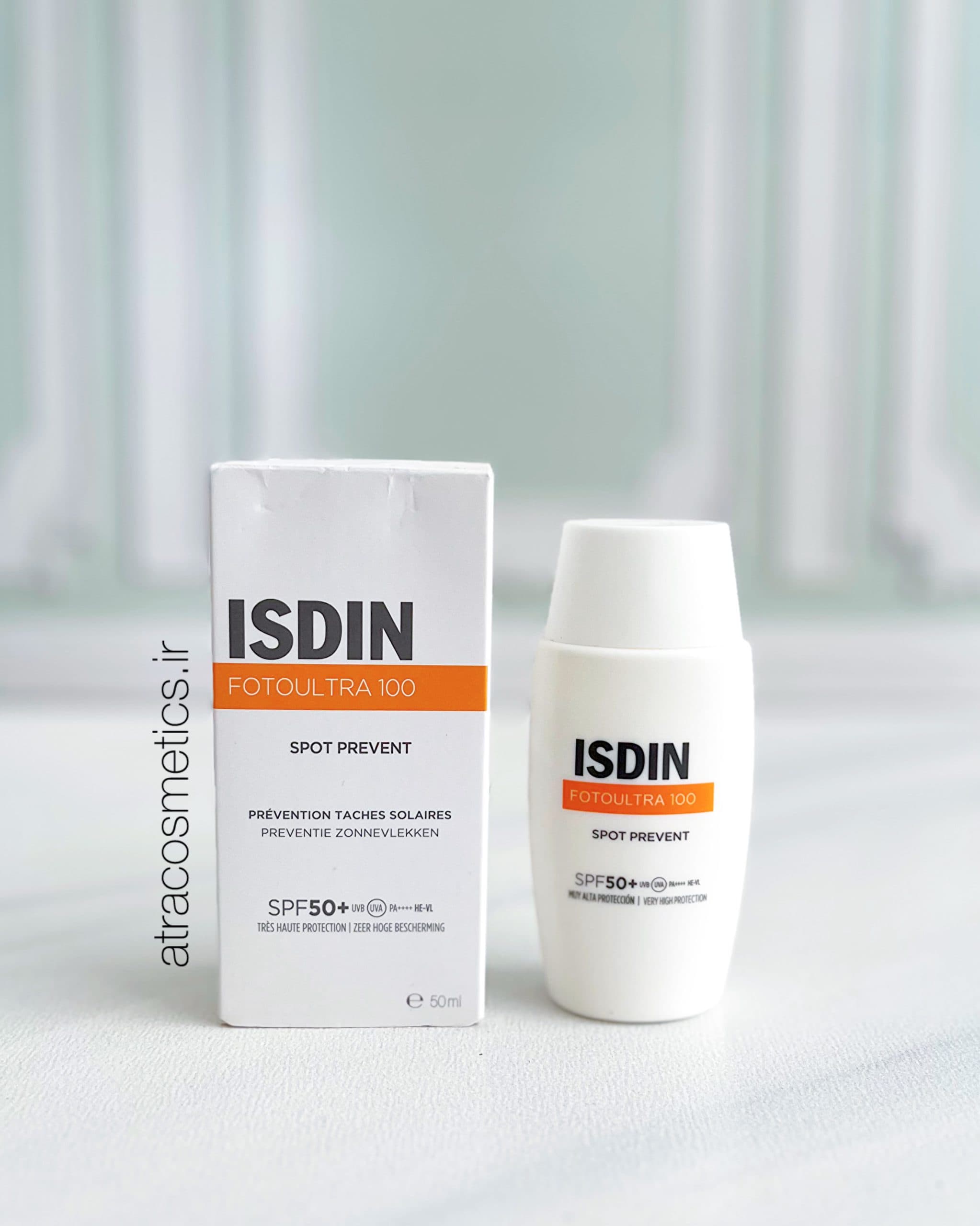 ضدآفتاب ایزدین مدل فتوالترا 100 اسپات پرونت ISDIN Fotoultra 100 Spot Prevent SPF 50