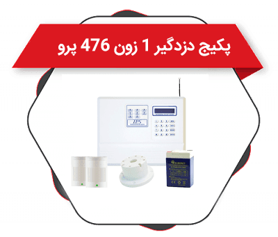 پکیج دزدگیر اقتصادی اکتیو 640 آپارتمانی 2 زون — تصویر ۴