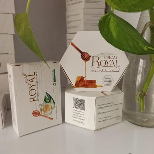 کرم ژل رویال ضد لک همراه صابون — تصویر ۲