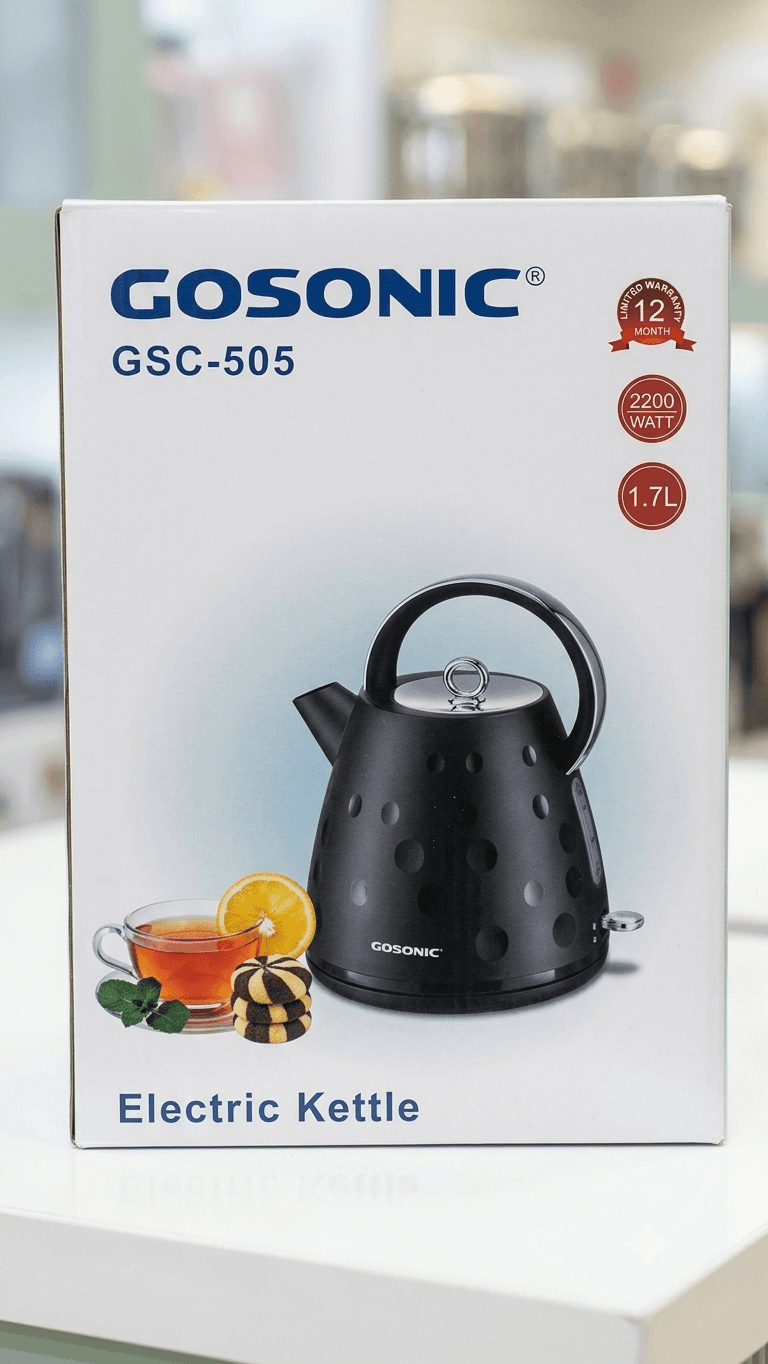کتری برقی گوسونیک مدل GSC-505 ZVTDJ ظرفیت 1.7 لیتر