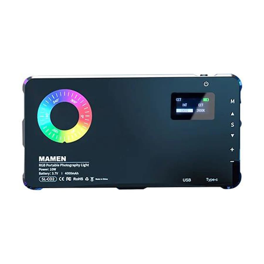 پنل نور ال ای دی مامن MAMEN SL C02 RGB LED با گارانتی یکساله