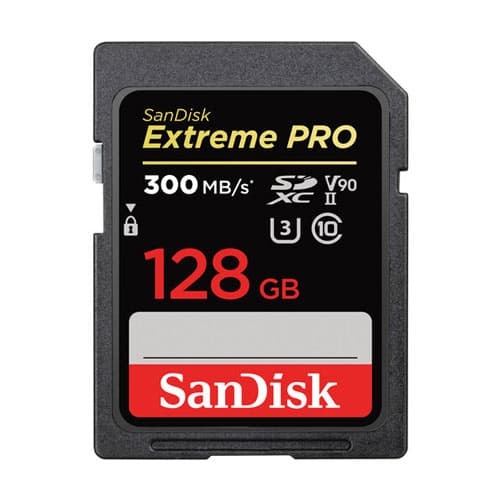 کارت حافظه سن دیسک SanDisk 128GB Extreme PRO UHS-II SDXC 300MB/S 2000X