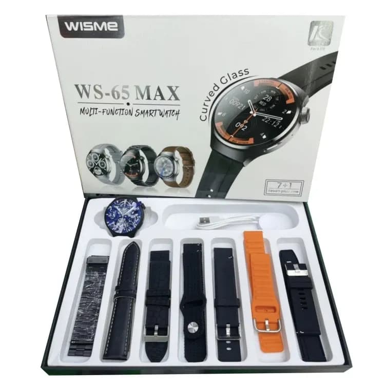 ساعت هوشمند صفحه گرد مدل WS-65 Max