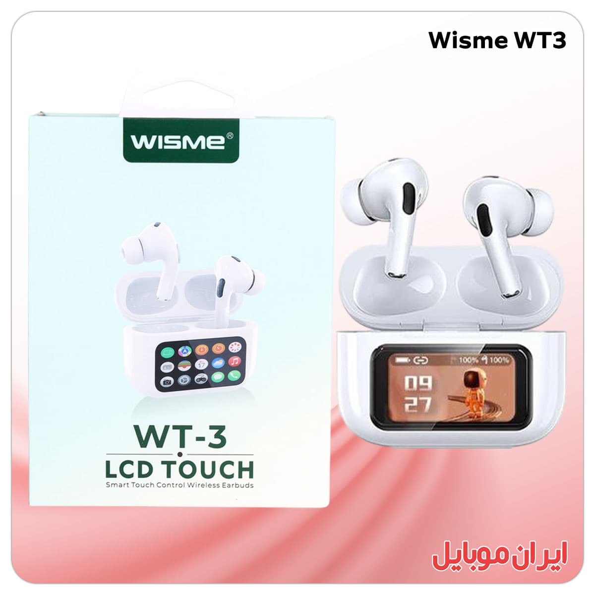 هندزفری بلوتوثی ایرپاد پرو 2 WISME مدل WT3