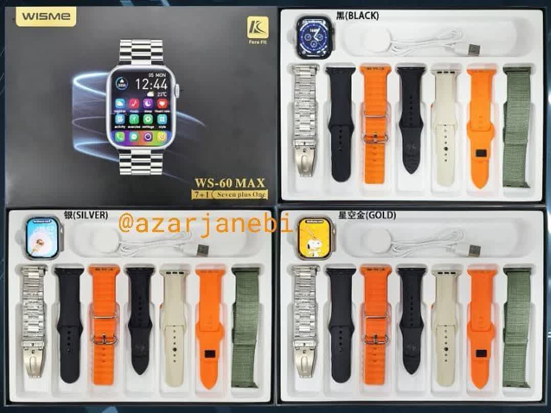 ساعت هوشمند طرح اپل واچ WS-60 Max