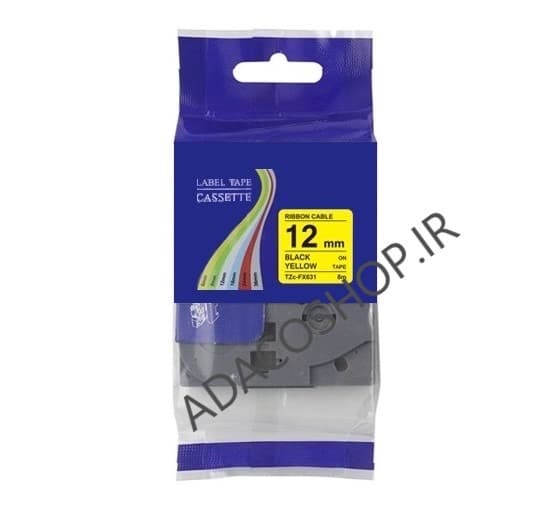 برچسب پرینتر لیبل زن برادر مدل TZE-FX631 بسته ۱۰ عددی