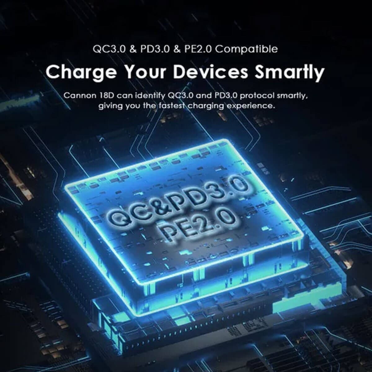 آداپتور ۱۸ وات اورایمو همراه با کابل type-c مدل Oraimo Cannon 18D — تصویر ۵