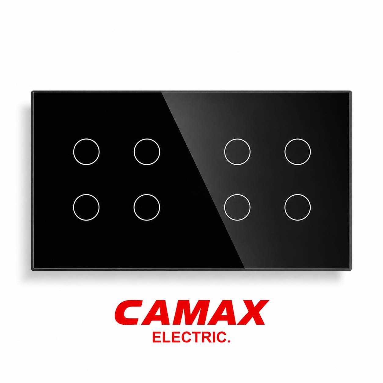 کلید لمسی ۸ پل CAMAX | کلید لمسی هشت پل شیشهای — تصویر ۶