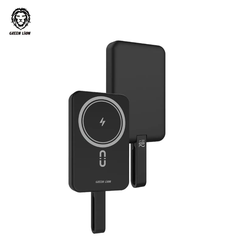 پاور بانک ۱۰۰۰۰ میلی‌آمپر Green Lion مدل MagSafe Lite
