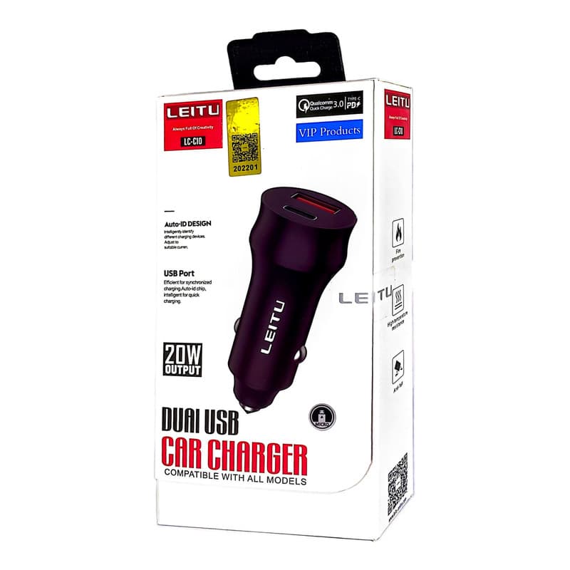 شارژر فندکی ۲۰ وات لیتو مدل LC-C10 — تصویر ۷