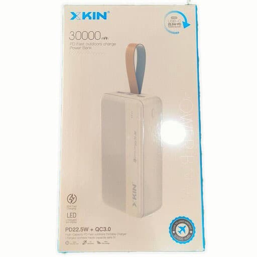پاوربانک ۳۰۰۰۰ میلی آمپر فست شارژ xkin — تصویر ۴
