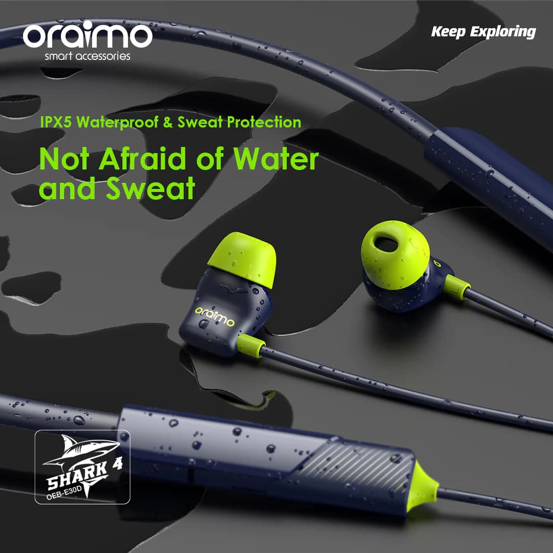 هندزفری گردنی اورایمو مدل Oraimo Shark 4 — تصویر ۷