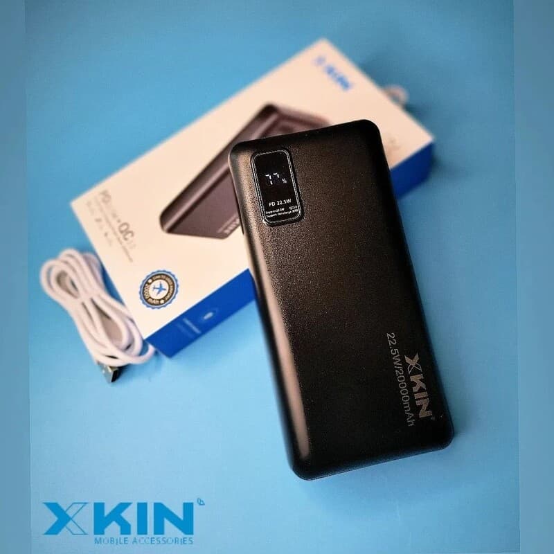 پاوربانک ۲۰۰۰۰ میلی آمپر xkin فست شارژ — تصویر ۳