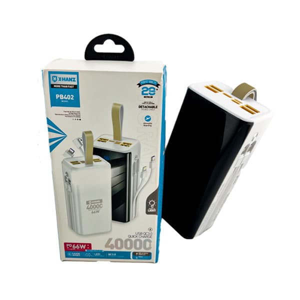 پاوربانک 40000 میلی آمپر Xhanz PB402