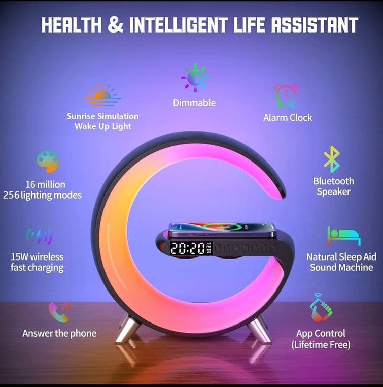 شارژر وایرلس اسپیکر دار GC — تصویر ۳