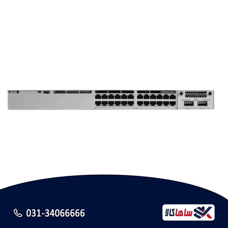 سوئیچ سیسکو Catalyst C9300-24UX-E 24 پورت UPoE