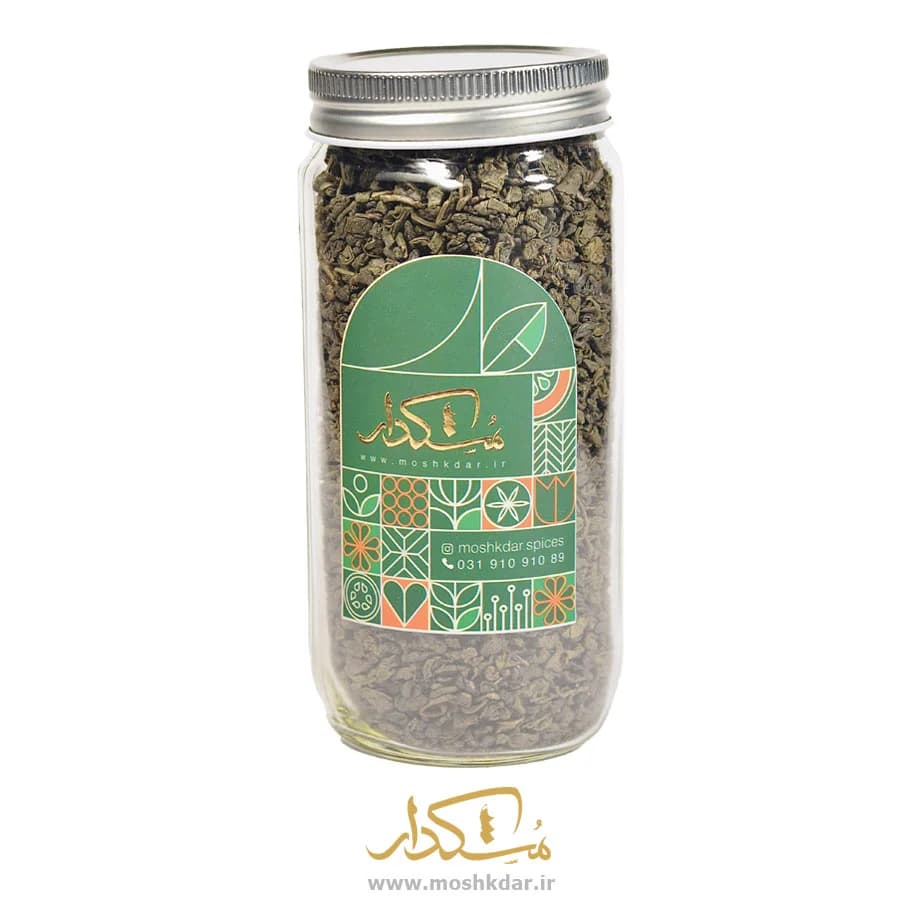 چای سبز خارجی شیشه بزرگ 200 گرمی