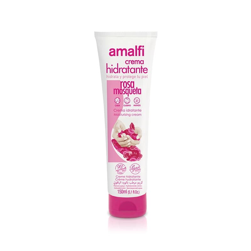کرم مرطوب کننده پوست گل رز آمالفی Amalfi Rosa Mosqueta