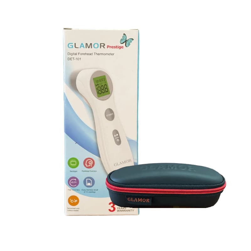 تب سنج دیجیتالی تماسی پیشانی گلامور مدل DET-101 — تصویر ۱۲
