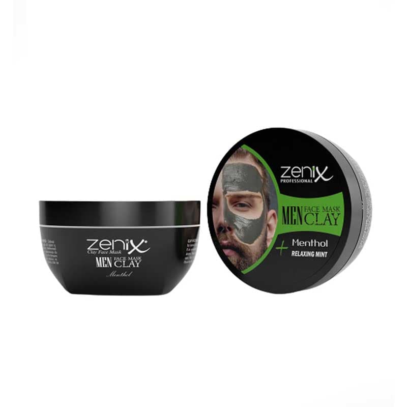 ماسک خاک رس و نعناع مخصوص آقایان زنیکس Zenix وزن 350 گرم